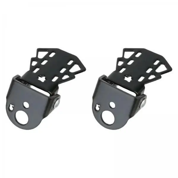 Bike Rear Foot Rest Iron Pedals Foldable Platform Strong Load Bearing 100 Kg for Commuting Touring Passengers