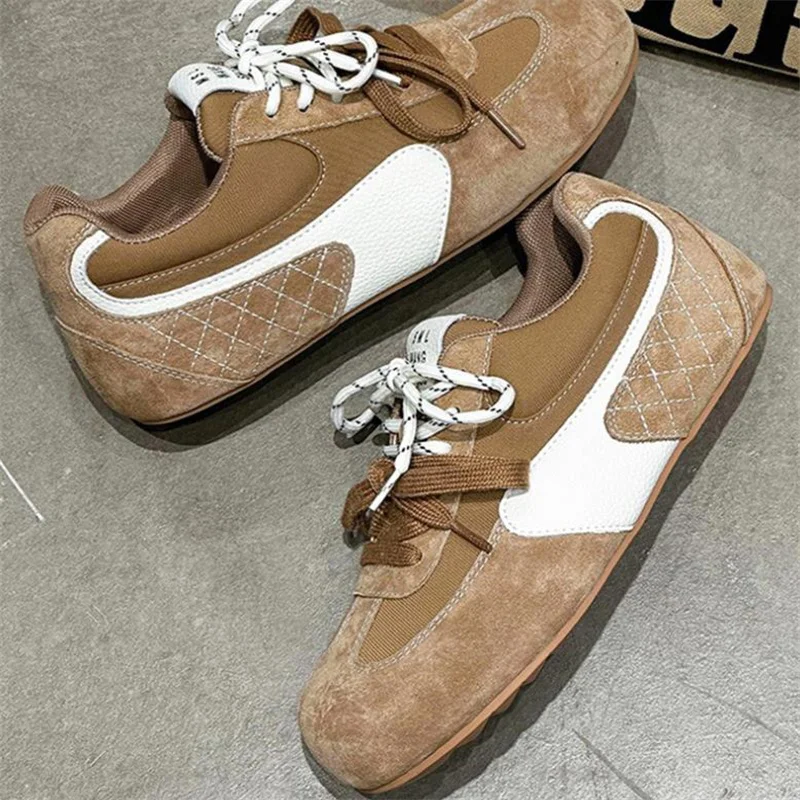 Damskie trampki Nowe oryginalne skórzane damskie buty do treningu moralnego Casualowe wiosenne płaskie buty 35-40