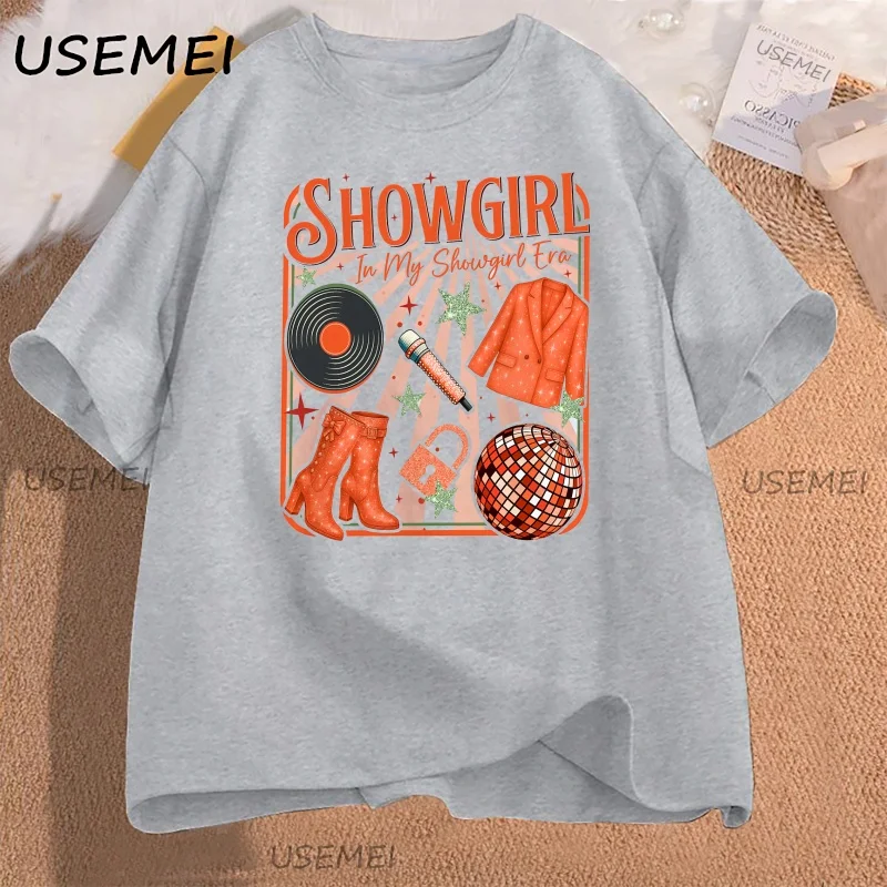 Showgirl T Shirt for Fan Women Men Orange Show Girl T-Shirt Concert Casual Cotton Short Sleeve Tshirt Harajuku Female Clothing