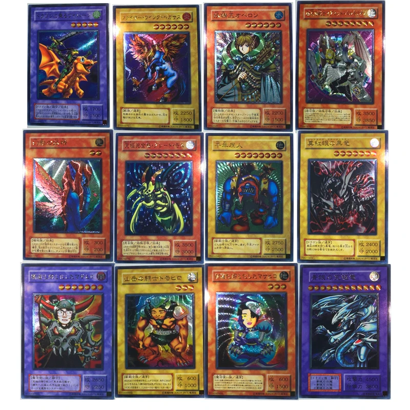 53 Stks/set Yu-Gi-Oh! Diy Self-Control Verzamelen Handtekening Trading Flash Card Anime Cartoon Cadeau Color Flash