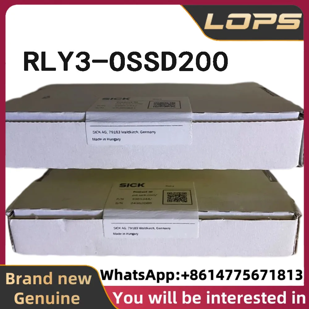 RLY3-OSSD200 Brand new original SICK Safety relay module part number 1085344 in stock, welcome to consult