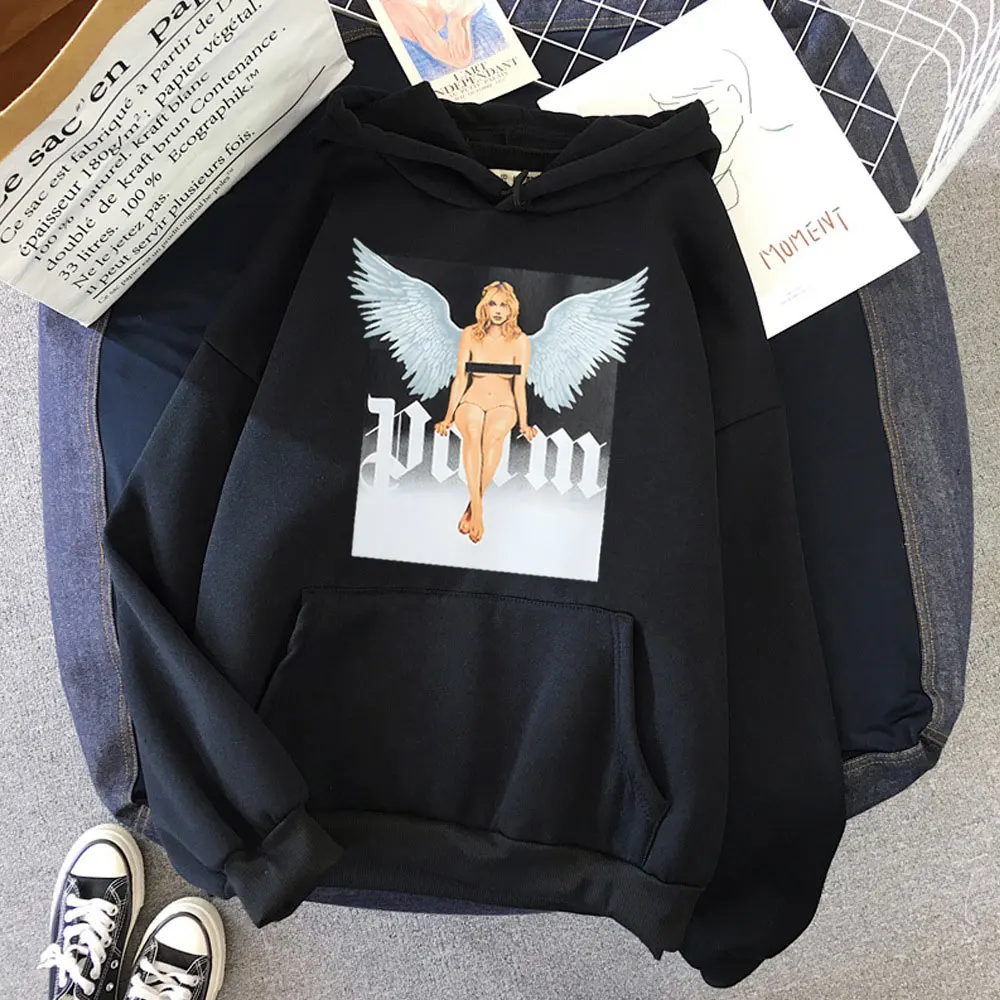 

Fashion brand angel printing elements leisure sports trend men's hoodies autumn and winter men's clothing