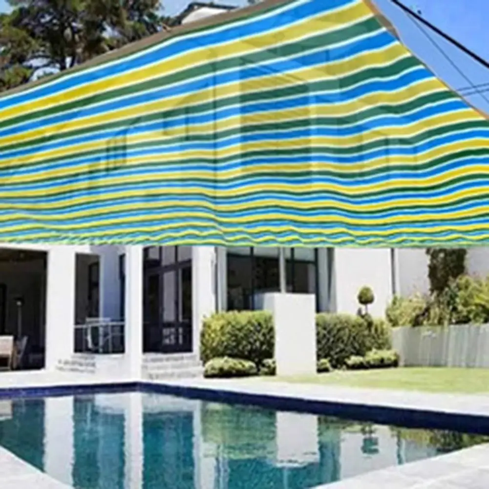 Patio Shade Cover Balcony Privacy Screen Waterproof Sun Shade Canopy for Swimming Pool Garden with Uv for Easy