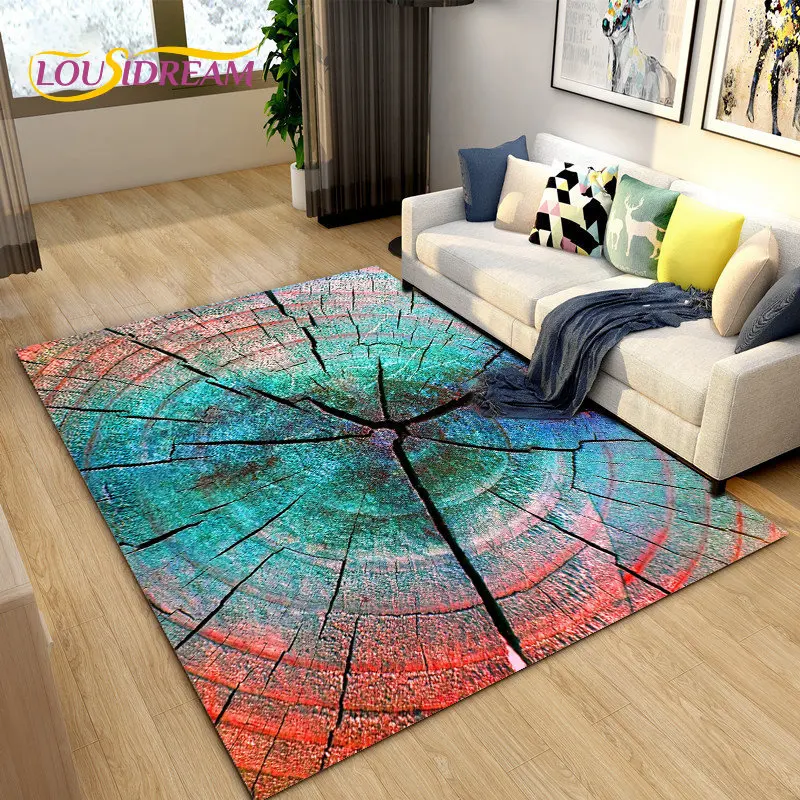 

3D Wood Grain Area Rug,Carpet Rug for Living Bedroom Sofa Doormat Decoration,Kitchen Hallway Balcony Kid Play Non-slip Floor Mat