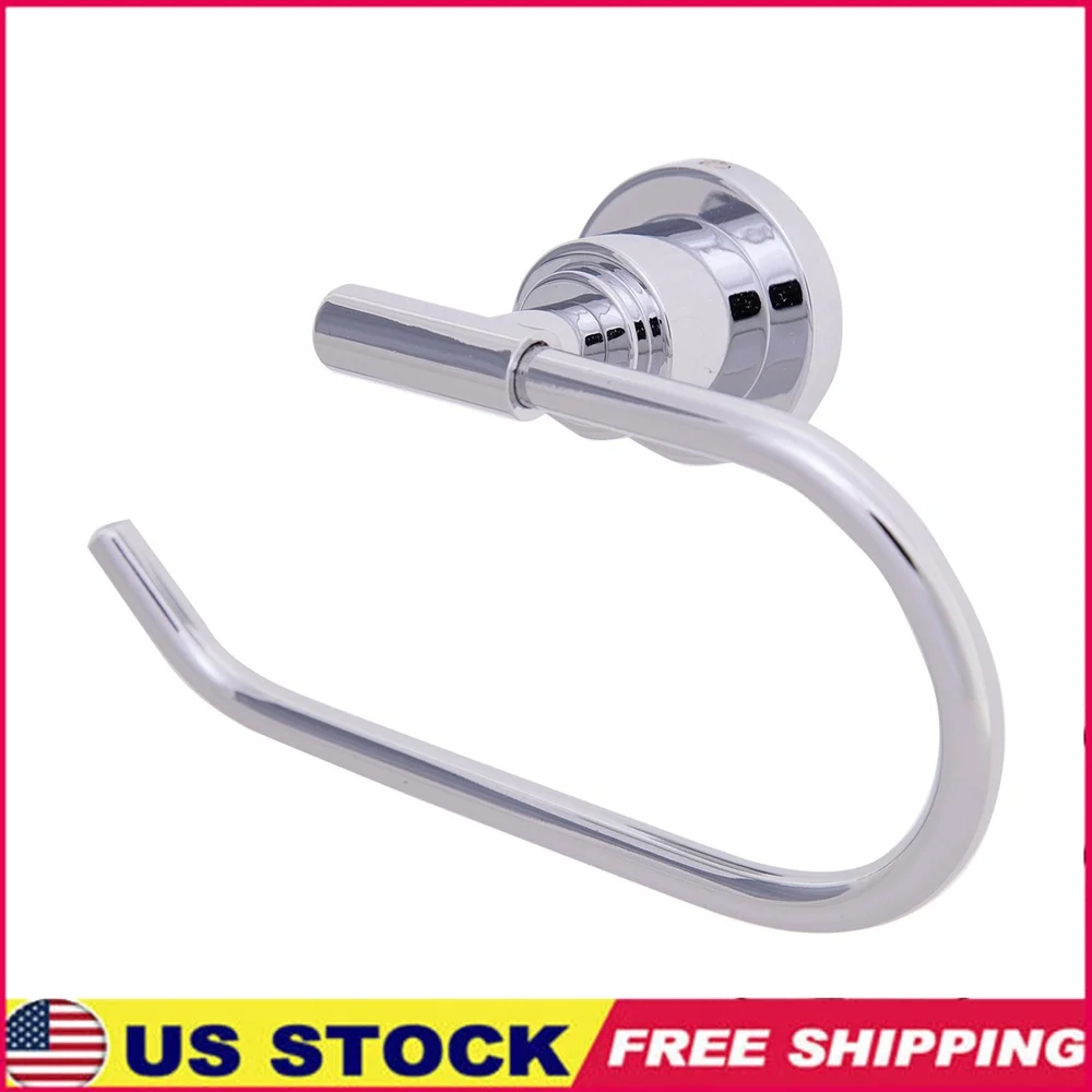 

Современное кольцо для полотенец, полированный хромированный аксессуар для ванной комнаты, прочная конструкция из цинковой латуни, простая установка, крепления, подходящая коллекция