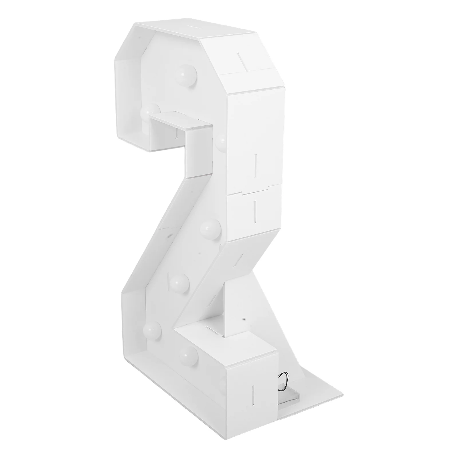 

1Set Kids Party Decoration LED Light Up Number Birthday Bright High Brightness Easy Installation Number Light Family Gathering