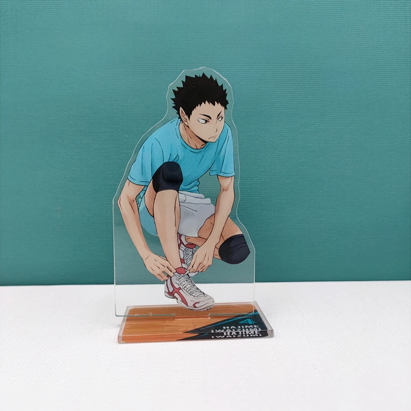 Gra Haikyuu!!! Iwaizumi Hajime Oikawa Tooru Tetsurou Kuroo Cosplay stojący znak akrylowy Ambitus Anime