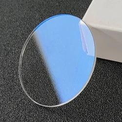 Blue AR Sapphire Flat 1.2mm Thick 30-39.5mm Anti reflective Coating Coated Smooth Round For Watches Repair