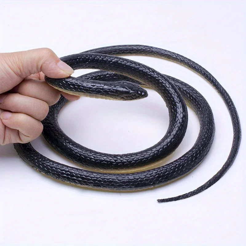 123 سنتيمتر لعبة مطاطية واقعية وهمية ثعبان محاكاة Anaconda مخيف هالوين لتخويف الطيور الدعائم المزحة خدعة ملحقات لعبة