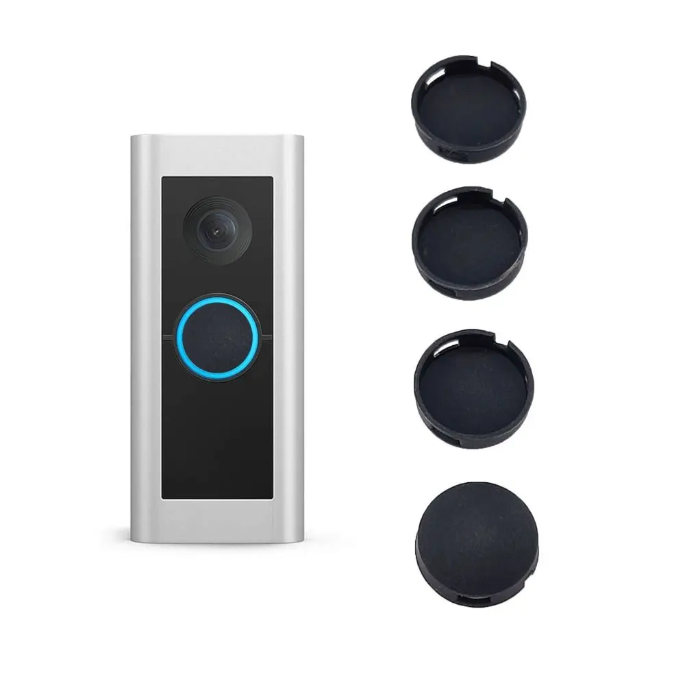 4pcs Silicone Doorbell Button Replacement Easy To Install Replacements Kit Repair Split Cracked Broken Button Convenient