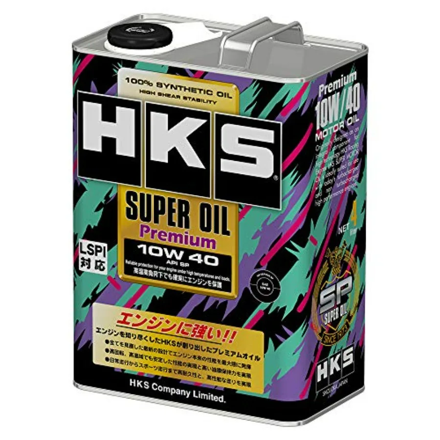 

Моторное масло SUPER OIL Premium API SP 10W40 4л для высокопроизводительных автомобилей, синтетическая смесь, черное, длительная защита и снижение износа