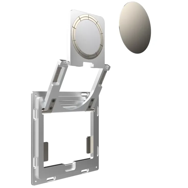 Enhance Your Workspace or Home Entertainment Setup with The VESA75 Thin Folding Magnetic Portable Display Bracket. This