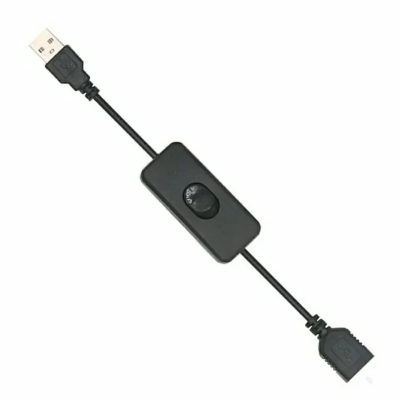 28cm USB/DC Cable with Switch ON/OFF Cable Extension Toggle for USB LED String USB Gadget USB Power Supply Device Tools