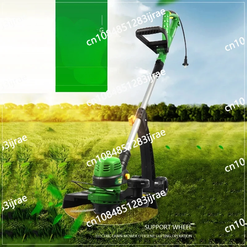 840W/400 Household Electric Lawn Mower 220V/11000rpm Small Lawn Weed Cutter Gardening Pruning Lawn Mower