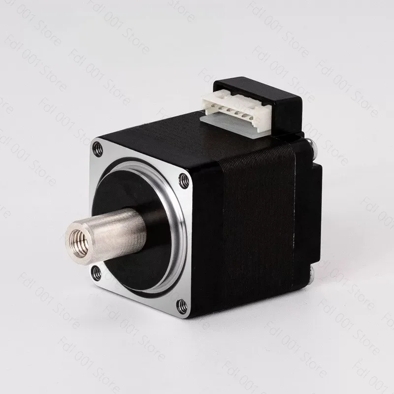 Hollow biaxial stepper motor M5 internal thread through hole micro motor