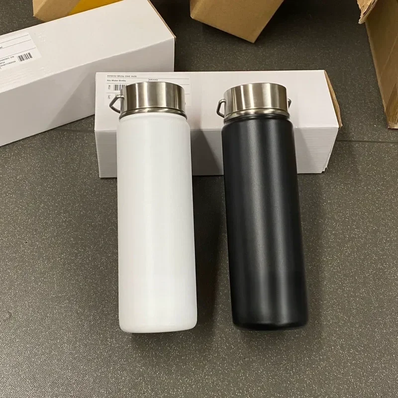 Alocup 710ml Vacuum Insulated Water Bottle Stainless Steel Thermos with Handle Portable Outdoor Sports Gift