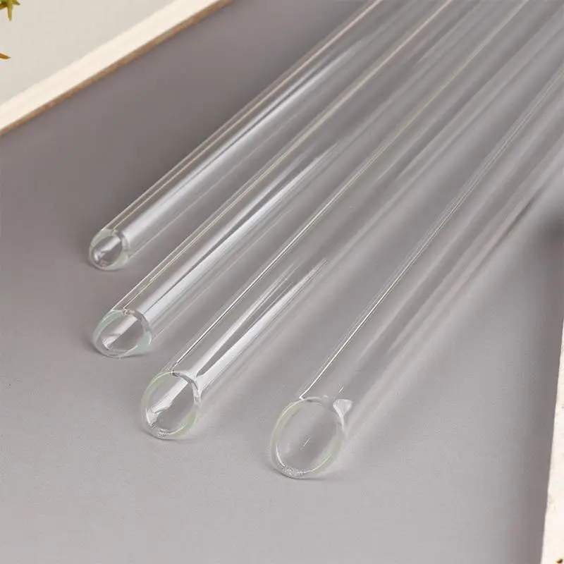 1Pcs Clear Glass Straws Reusable Drinking Straw Eco-friendly Drinking Straws For Drinks Cocktail Milkshake Bar Accessories