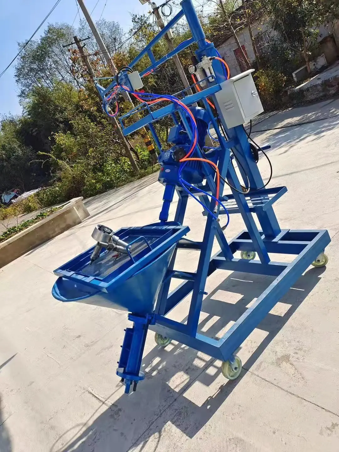 Customized Grc Spray Machine Grc Fiberglass Sprayer Portable Fiberglass Sprayer, Long Distance Spraying Grc Machine