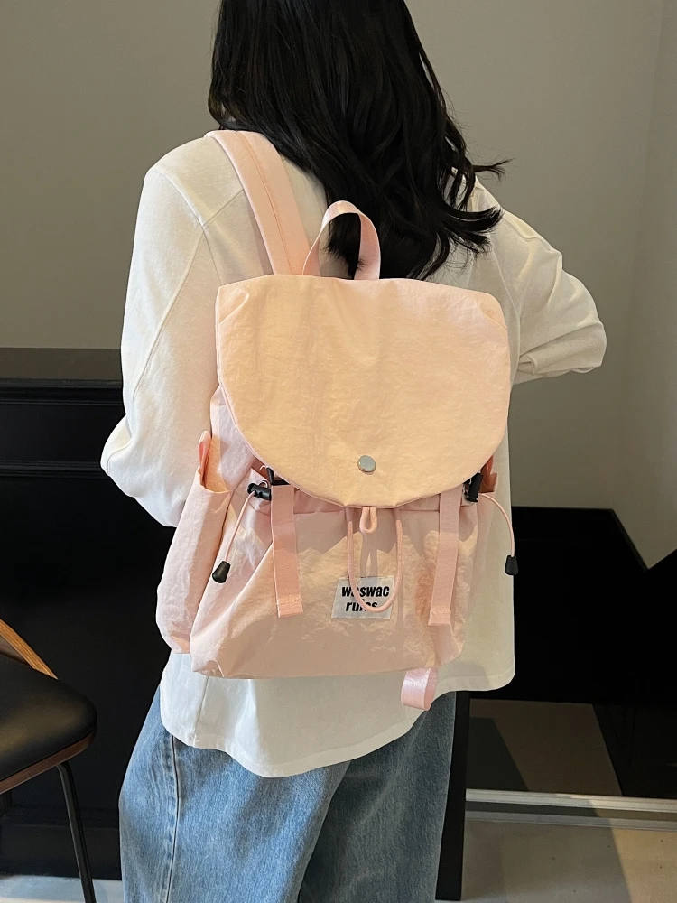 

Simple Japanese Sle Large Capaci Portable Commuter Bag Women's 2025 New Faion Double oulder Bag Travel op Small...
