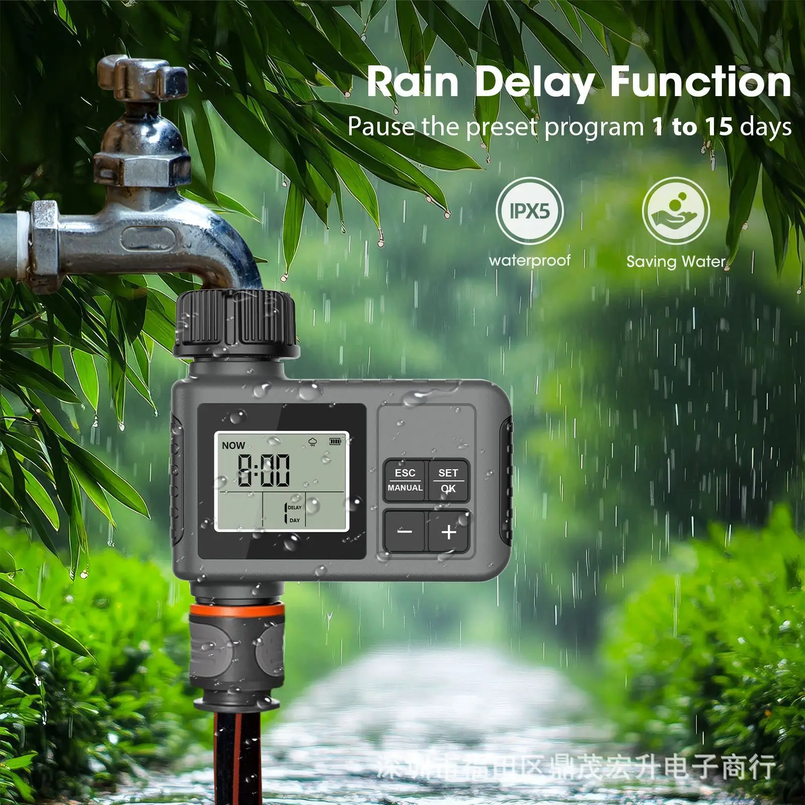 New 2026 Intelligent irrigation Timer Automatic Control Water Valve Controller For outdoor Garden Watering Device