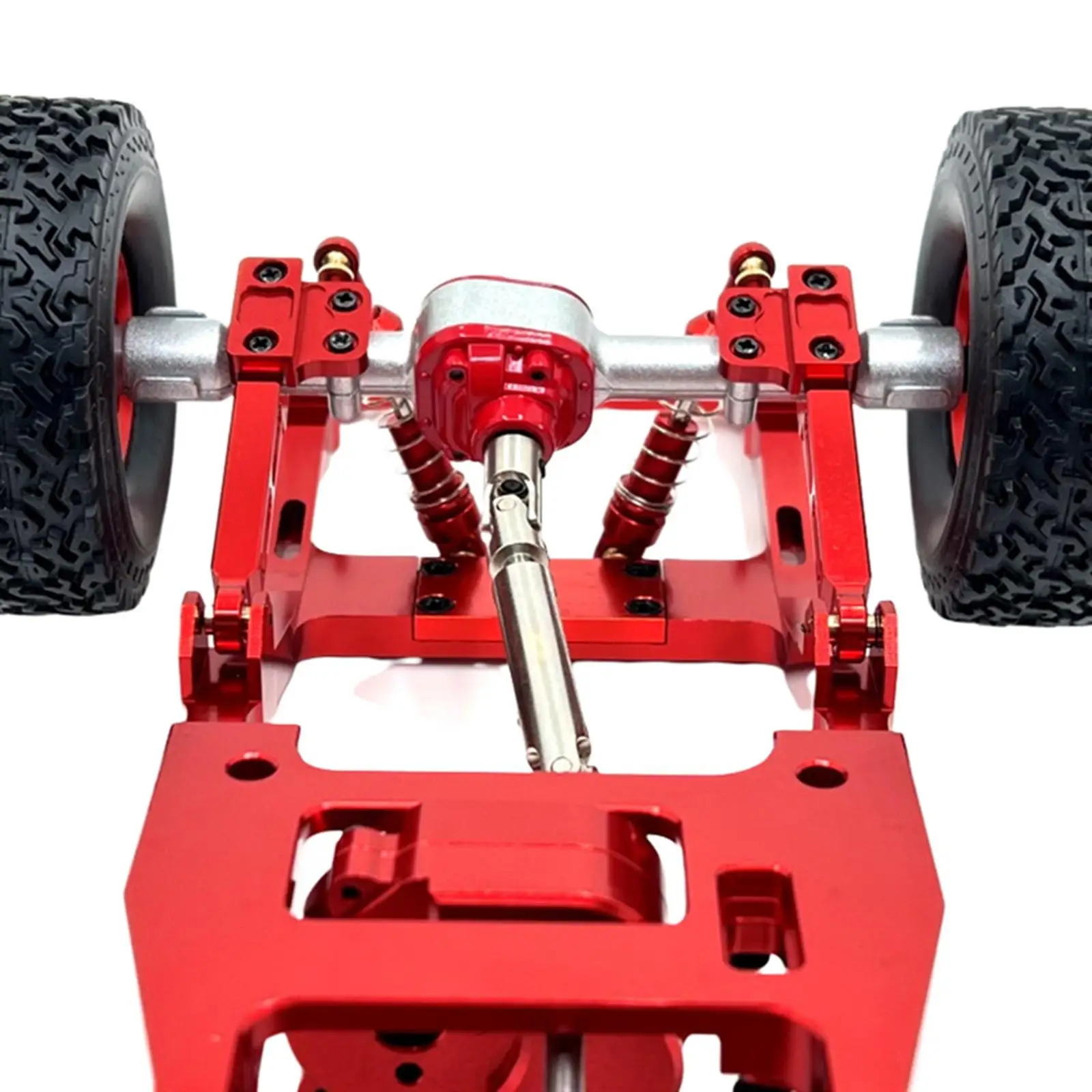 Metal RC Shock Absorber Set for MN82T LC79 MN82S Pro with Adjustable Tension Non Hydraulic Dampers and Rear Axle Stabilizer Rods