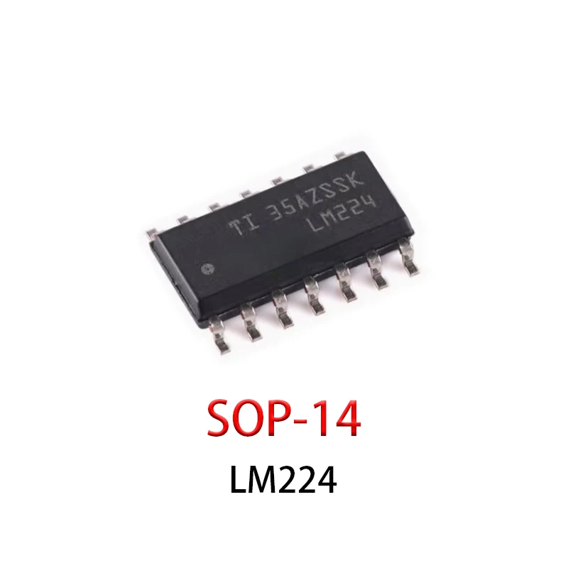 LM224 LM224N SOP-14 DIP-14 SMD operational amplifier 10pcs