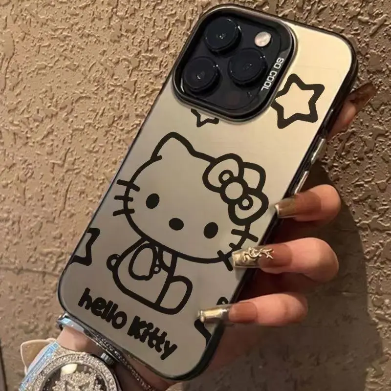 Y2K Lovely Line Hello Kitty Case for Samsung Galaxy S24 S23 S22 S21 S20 Note20 Ultra Plus FE M31 4G 5G Shockproof Back Cover