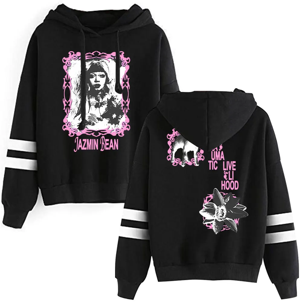 Jazmin Bean Graphic Pullover Hoodie Women Men Hooded Sweatshirt Fashion Long Sleeve Tracksuit