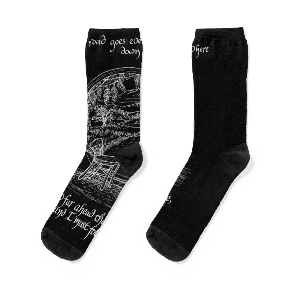 

The road goes Socks basketball luxe Designer Man Socks Women's