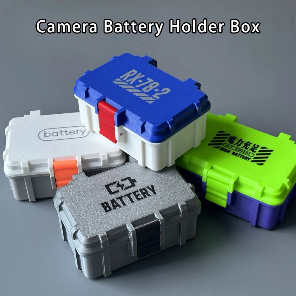 

Battery Box Storage Case Holder for Fuji NP-W126 Sony NP-FZ100 Nikon EN-EL20 Canon LP-E5 LP-E8 LP-E12 LP-E17 Lumix DMW-BLF19E