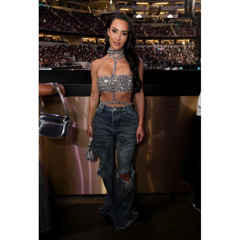 2025Новое поступление, роскошное модное колье со сверкающими бриллиантами, сексуальное легкое роскошное вечернее платье без бретелек, предмет