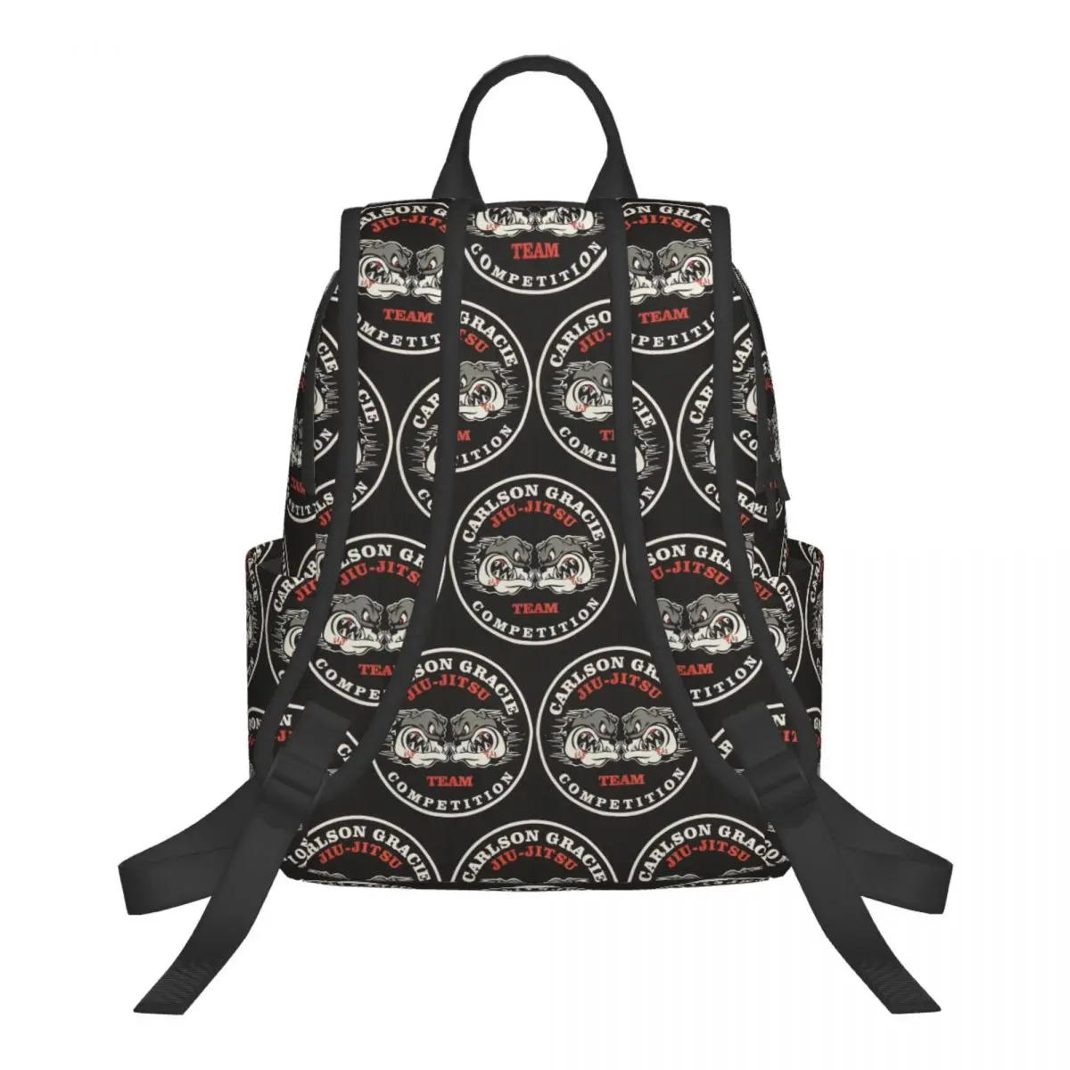 Carlson Gracie Jiu Jitsu Team Student Backpack School Bag Hiking Travel Daypack for Boys Girls Fashion Bookbag Shoulder Bags