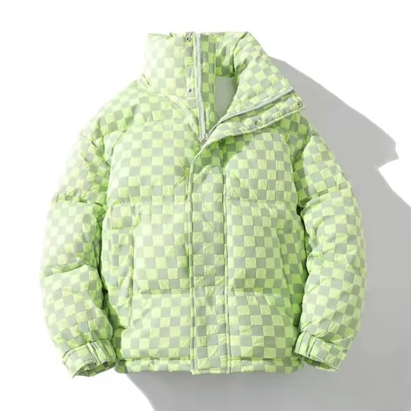 

2025 New Sle ex Thiened Casual Loose Korean Version down Jaet for Couples Men's Winter Warm ort Coat Polyester Fiber