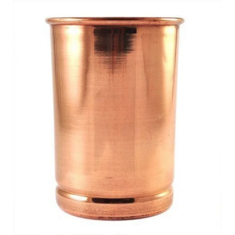 Pure Copper Handmade Jug Water Pitcher 1.5 L and 2 Glasses 300ml of Set