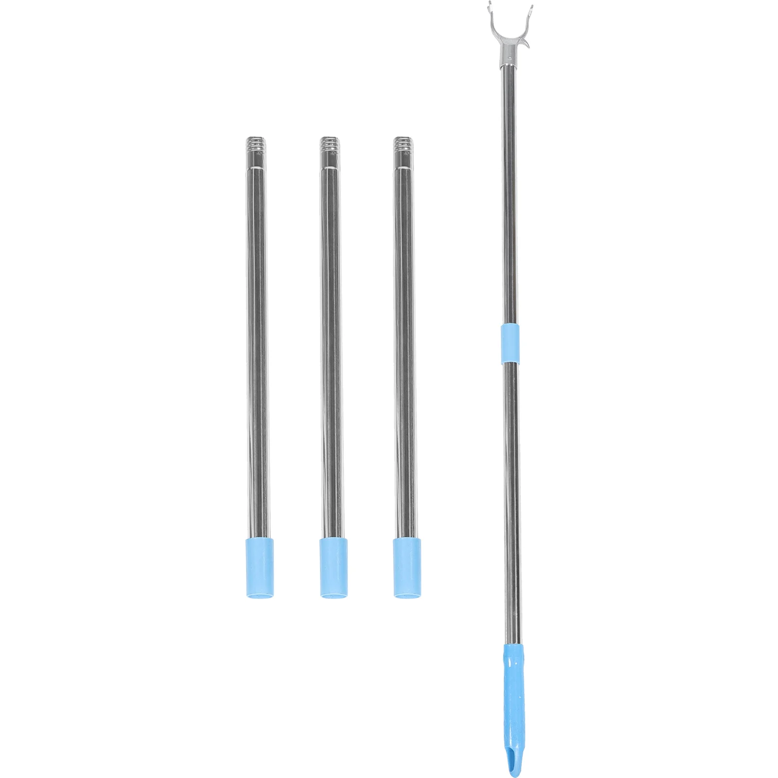 

Aluminum Clothes Pole 201cm Telescopic Retractable Rod for Wardrobe Closet Lightweight Clothes Drying Pole Strong Capacity