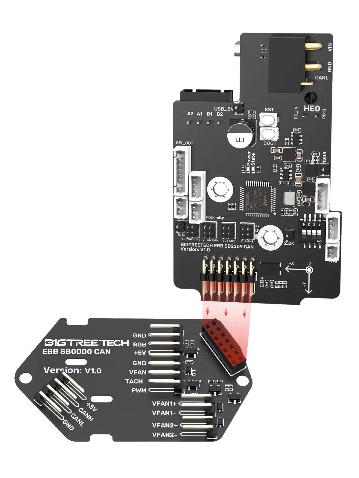 BIGTREETECH EBB SB2240 EBB SB2209 CAN Voron StealthBurner 3D Printer Parts For Voron SB Hotend Klipper Canbus HeadTool Max31865