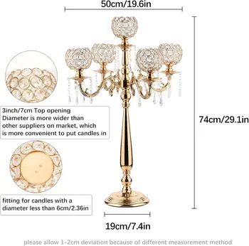 6 最佳銷售 金色中心裝飾品 - №5