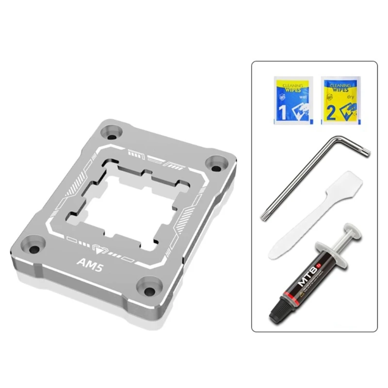 Advanced BC-AM5 CPU Contact Frame Durable Metal Buckle for AMD AM5 CPU Anti-Bending Buckle Holder Perfect Accessories 896C