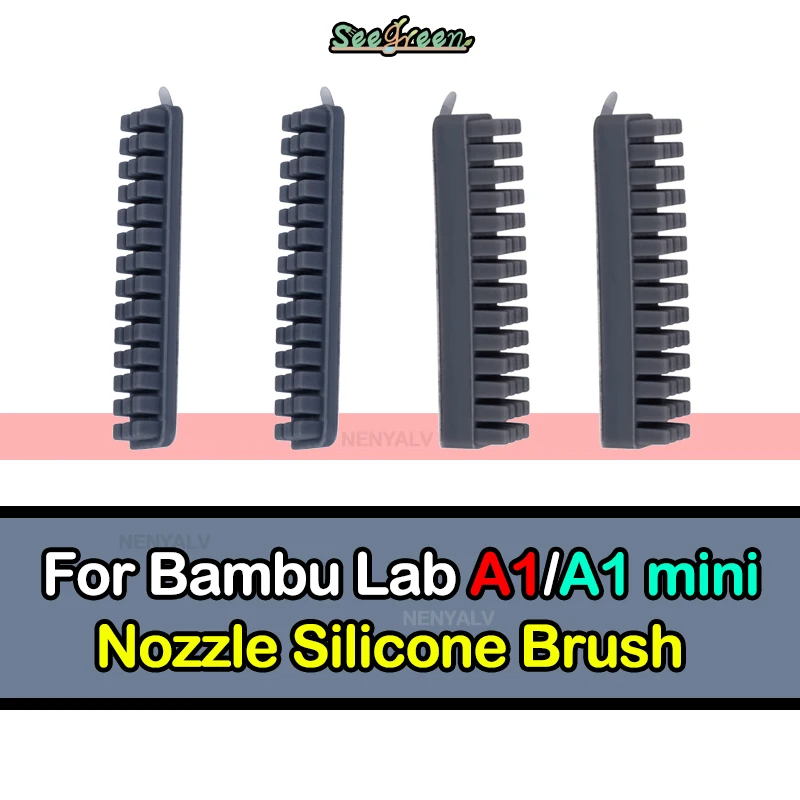 Nozzle Silicone Brush New Upgrade 1/2/3/4/5/10pcs For Bambu Lab A1/A1 MINI Hotend kit