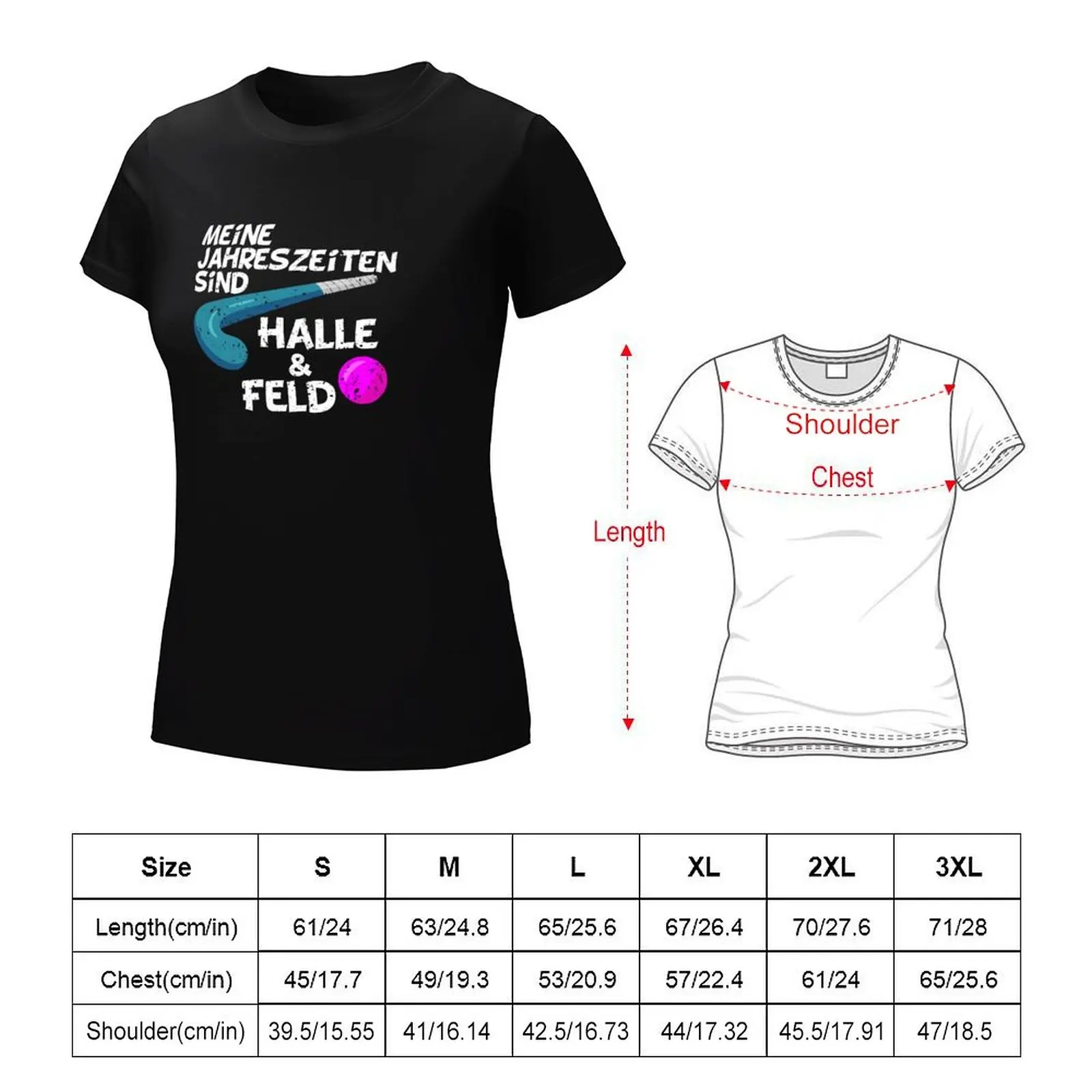 Field Hockey Seasons Field + Indoor T-shirt female summer top cute tops oversized t shirts for Women