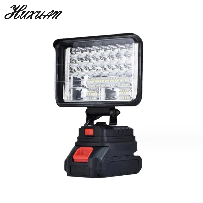 For Makita 18V Li-ion Battery LED Work Light 3/4 Inch Flashlight Portable Emergency Flood Lamp Camping Lamp