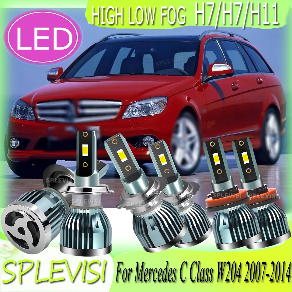 

Simple Installation Shockproof durable LED Headlight foglight For Mercedes C Class W204 2007 2008 2009 2010 2011 2012 2013 2014