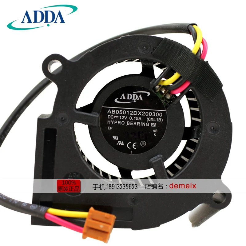

НОВЫЙ ADDA 5020 DC 12 В 0,15 А AB05012DX 200300 Вентилятор охлаждения турбины 5 см