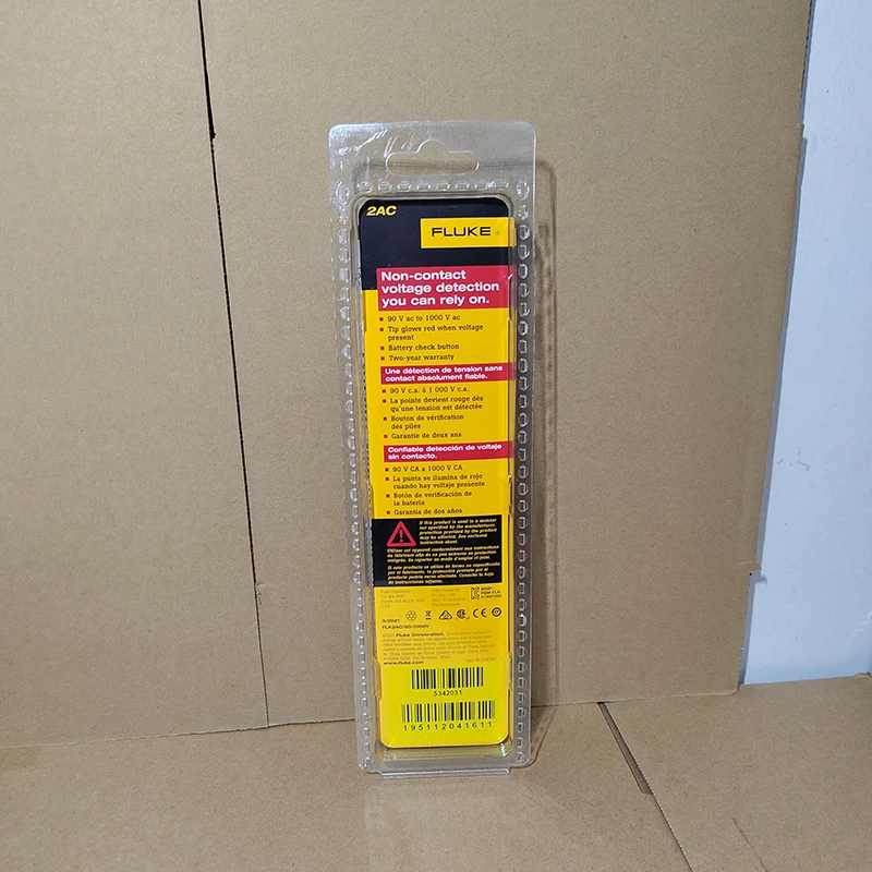 فلوك 1AC/2AC عدم الاتصال الجهد اختبار قلم رصاص VoltAlert™التيار المتناوب عدم الاتصال تستر فولت تنبيه عصا كاشف كهربائي القلم