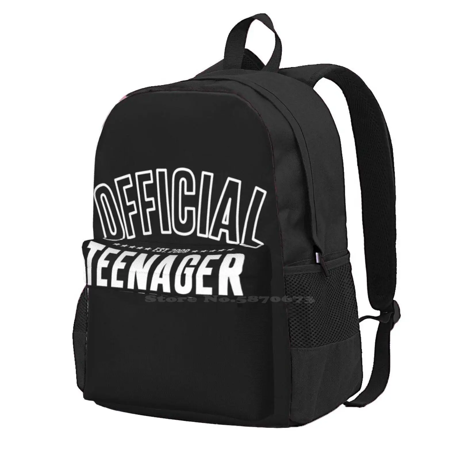 

Official Teenager-13th Birthday , For Her , For Him Teen College Student Backpack Laptop Travel Bags Official 13th Birthday