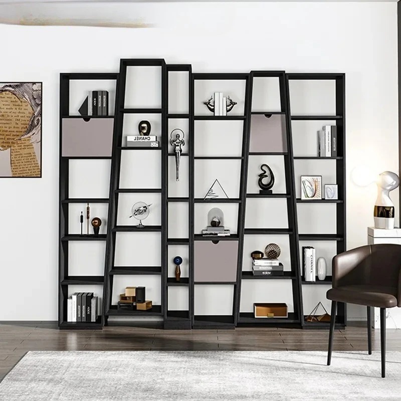 

Книжный шкаф X-S: современный, простой, от пола до потолка, для хранения, креативный, декоративный, для художественных работ