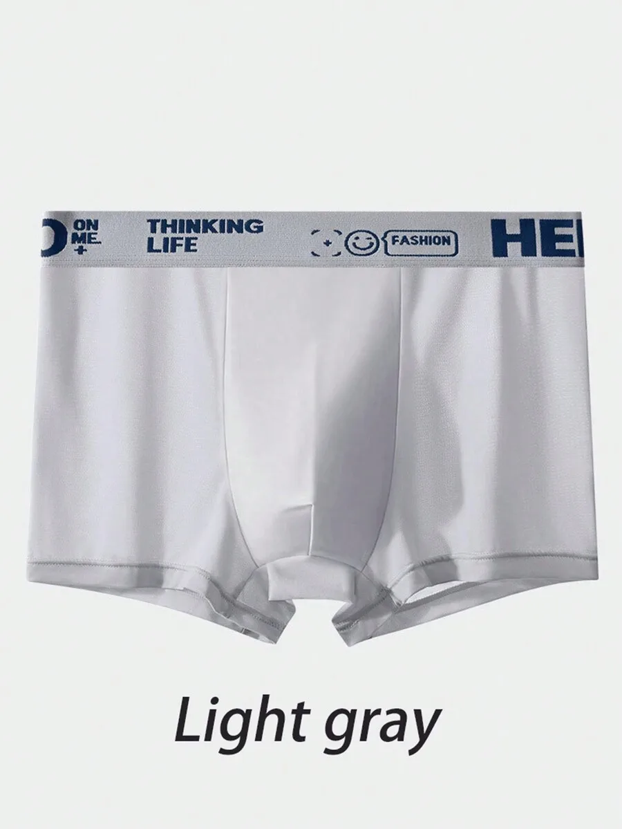 

Mens Lightweight Breathable Briefs With Printed Waistband