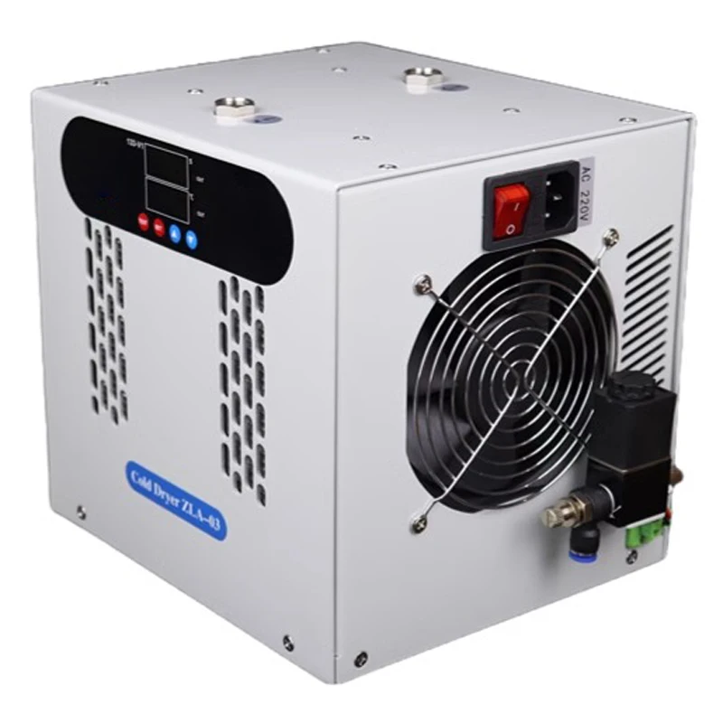 200L/Min Cold Dryer Electronic Condenser Compressed Air Drying Water Removal Filter Refrigeration Dryer Dehumidifier