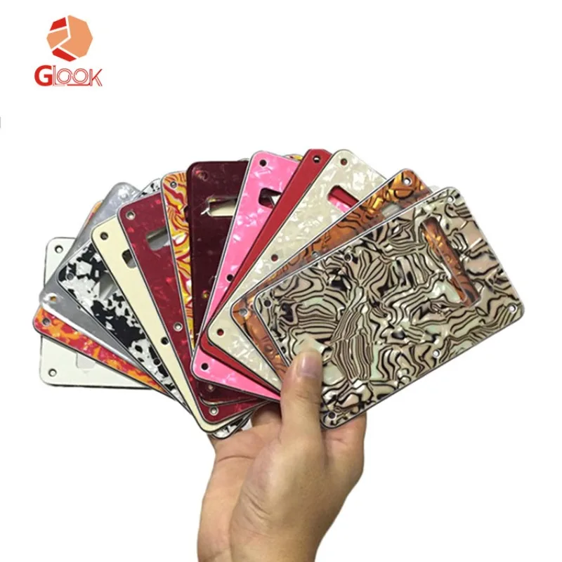 

ST Electric Guitar Strip SQ Wiring Cover Back Plate Spring Compartment Back Protection Rear Panel One-word Slot BackCover