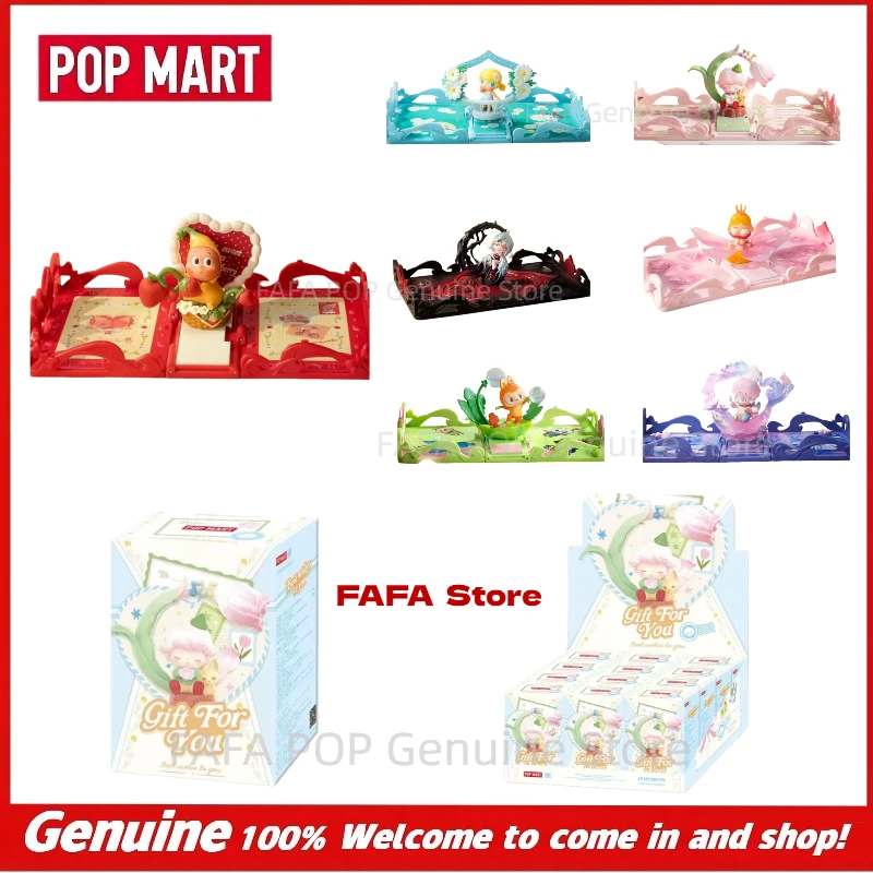 

In Stock POP MART 3d Greeting Card Series Scene Figure Collectible Cute Art Toy Desktop Decoration Ideal Gift For Collectors